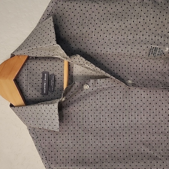 Geoffrey Beene Slim Fit Flex Collar - Stretch, Button Up Dress Shirt - Picture 4 of 13